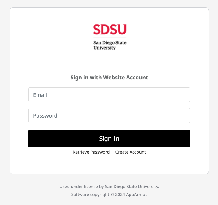 Sign Up Instructions